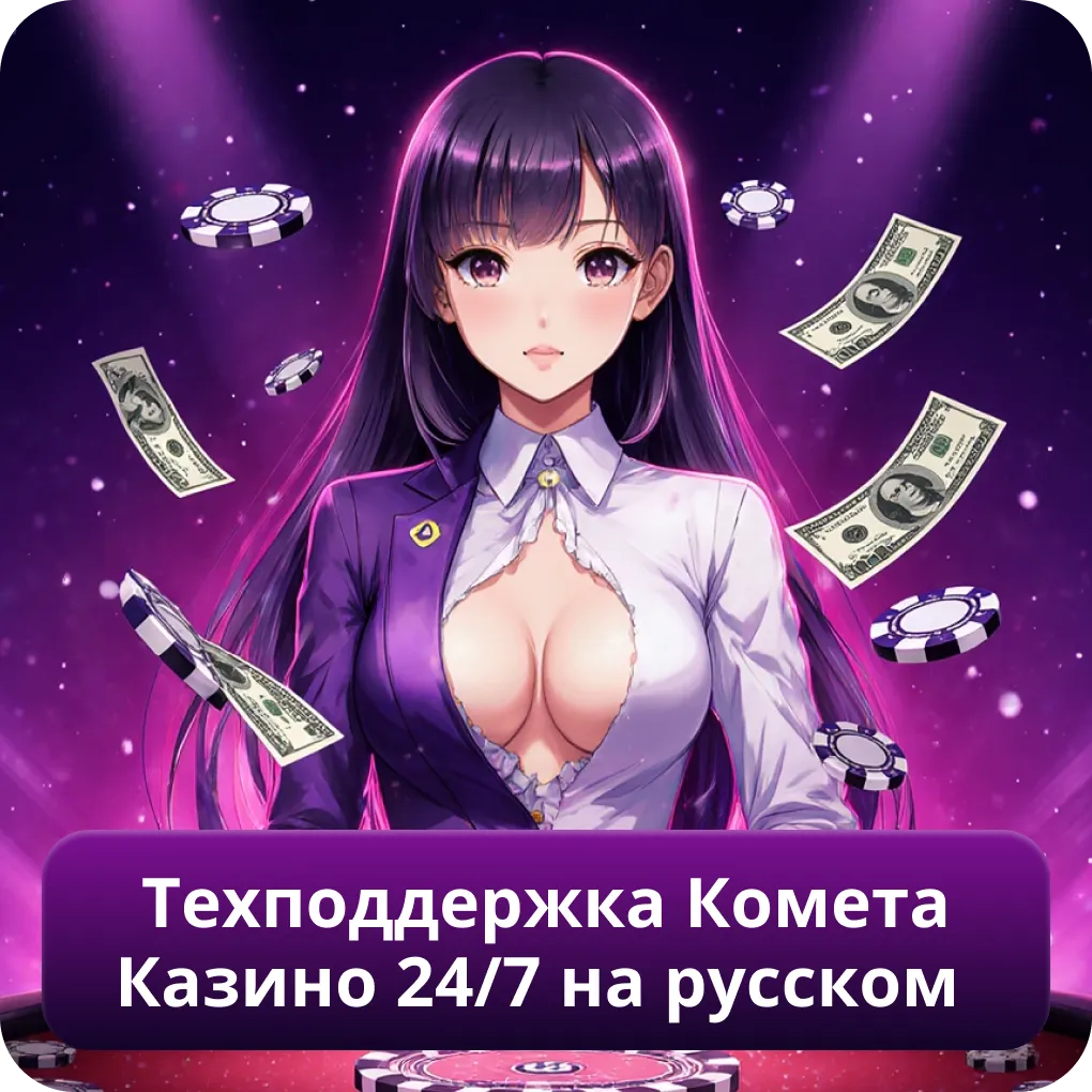 Техподдержка Комета Казино 24/7 на русском